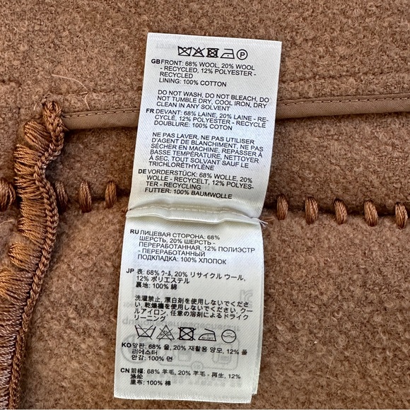 Toteme Embroidered Scarf Coat - Picture 11 of 16